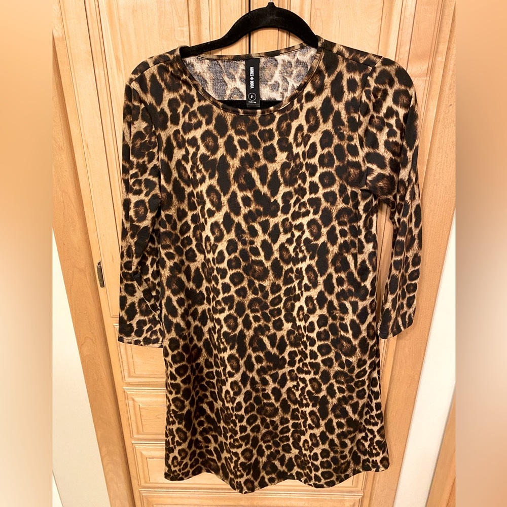 Dress, leopard, size Small